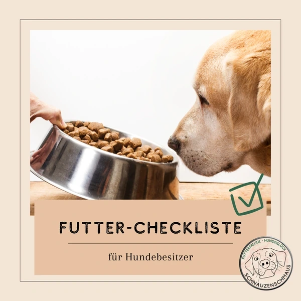 kostenlose Futter-Checkliste Schnauzenschmaus | Kostenloses von Schnauzenschmaus