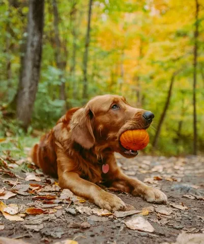 Hunde Kürbis essen